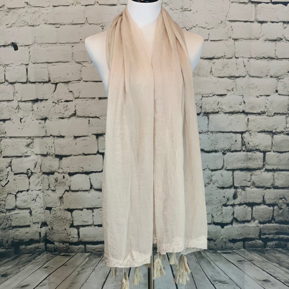 Flowy Neutral Scarf